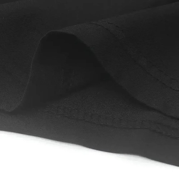 COPY - V-Neck Mini Dress - Casual Ruffle Hem - Picture 9 of 9